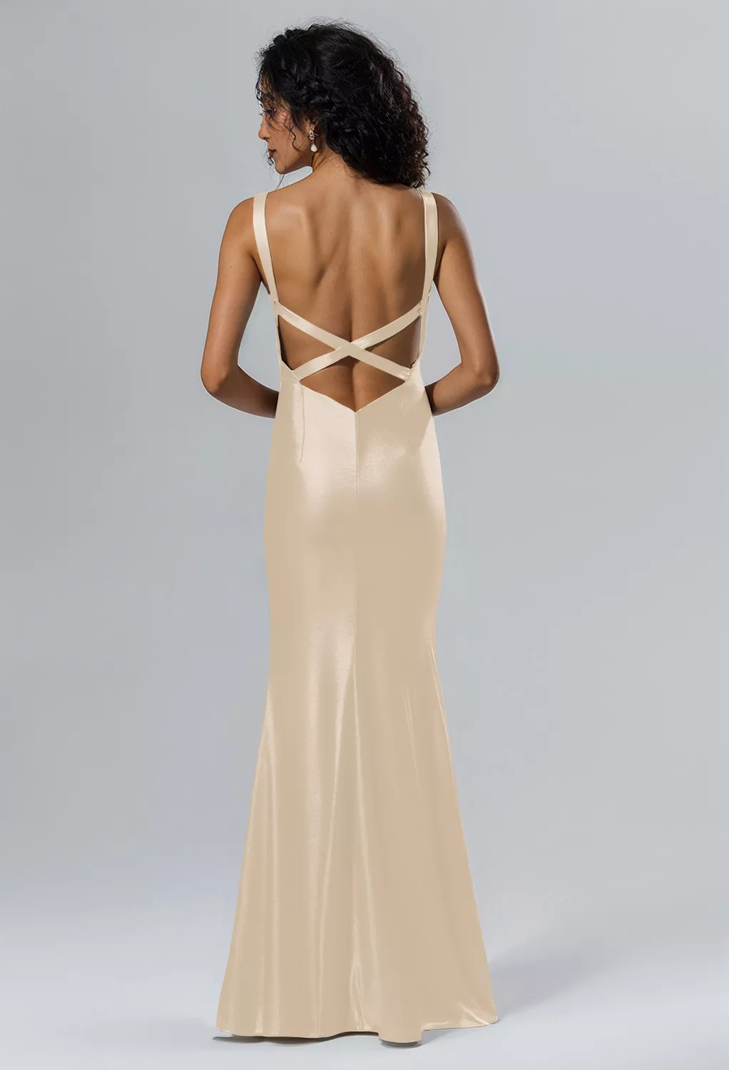AW Shreya Champagne  Bridesmaid Dresses